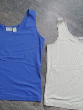 Two Chicos Tank Tops - Lavender-Blue & Beige - Size 1